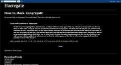 Desktop Screenshot of hackregate.blogspot.com