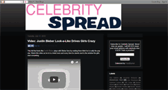 Desktop Screenshot of celebrityspread.blogspot.com