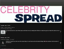 Tablet Screenshot of celebrityspread.blogspot.com