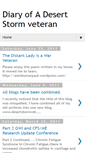 Mobile Screenshot of diaryofadeserrtstormveteran.blogspot.com