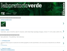 Tablet Screenshot of laboratorio-verde.blogspot.com