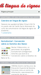 Mobile Screenshot of alinguadesignos.blogspot.com