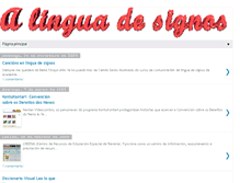 Tablet Screenshot of alinguadesignos.blogspot.com