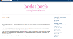 Desktop Screenshot of bonitobarato.blogspot.com