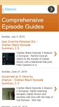 Mobile Screenshot of episodeguides.blogspot.com