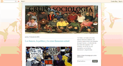 Desktop Screenshot of gruposociologos.blogspot.com