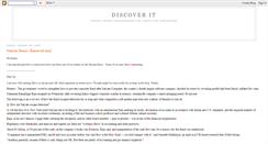 Desktop Screenshot of discover-it.blogspot.com