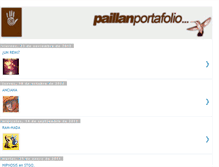 Tablet Screenshot of paillan-portafolio.blogspot.com
