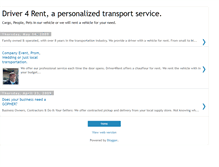 Tablet Screenshot of driver4rent.blogspot.com
