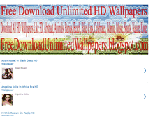 Tablet Screenshot of freeunlimitedhdwallpapers.blogspot.com