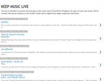 Tablet Screenshot of keepmusiclive.blogspot.com