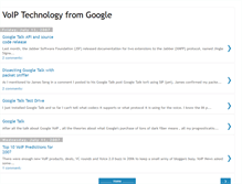 Tablet Screenshot of googlevoip.blogspot.com