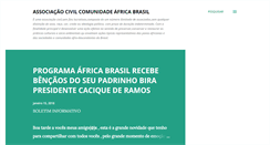 Desktop Screenshot of comunidadeafricabrasil.blogspot.com