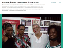 Tablet Screenshot of comunidadeafricabrasil.blogspot.com