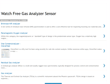 Tablet Screenshot of gas-analyzer-sensor.blogspot.com