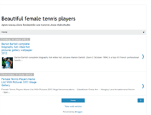 Tablet Screenshot of beautifulfemaletennisplayers.blogspot.com