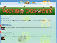 Tablet Screenshot of nomundodospets.blogspot.com