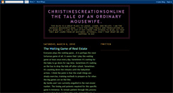 Desktop Screenshot of christinescreationsonline.blogspot.com