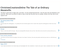 Tablet Screenshot of christinescreationsonline.blogspot.com