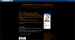 Desktop Screenshot of foundrymusic.blogspot.com
