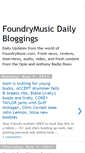 Mobile Screenshot of foundrymusic.blogspot.com