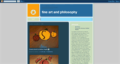 Desktop Screenshot of fineartandphilosophy.blogspot.com