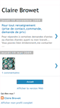 Mobile Screenshot of clairebrowet.blogspot.com