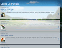 Tablet Screenshot of losing-on-purpose.blogspot.com
