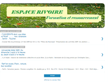 Tablet Screenshot of espacerivoire.blogspot.com