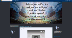 Desktop Screenshot of believe-god-answers-prayers.blogspot.com