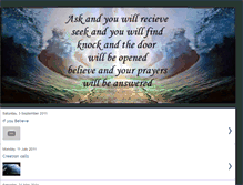 Tablet Screenshot of believe-god-answers-prayers.blogspot.com