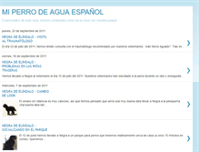 Tablet Screenshot of miperrodeaguas.blogspot.com