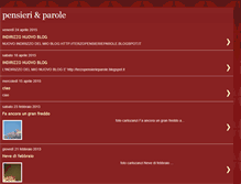 Tablet Screenshot of carlo-pensieriparole.blogspot.com