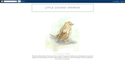 Desktop Screenshot of littlecockneysparrow.blogspot.com