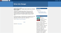 Desktop Screenshot of driveintodanger.blogspot.com