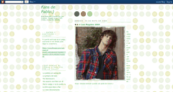 Desktop Screenshot of fandepablo.blogspot.com