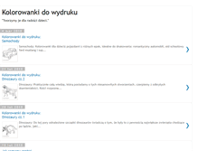 Tablet Screenshot of kolorowanki-do-wydruku.blogspot.com