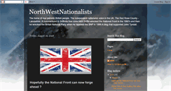 Desktop Screenshot of northwestnationalists.blogspot.com