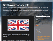 Tablet Screenshot of northwestnationalists.blogspot.com