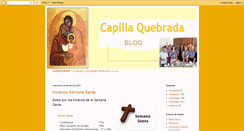 Desktop Screenshot of capillaquebradablog.blogspot.com