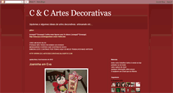 Desktop Screenshot of cecartesdecorativas.blogspot.com