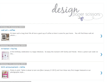 Tablet Screenshot of designpaperscissors.blogspot.com