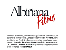 Tablet Screenshot of albinanafilms.blogspot.com