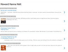 Tablet Screenshot of howardhannaholt.blogspot.com
