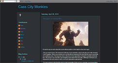 Desktop Screenshot of casscitymonkies.blogspot.com