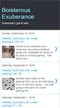 Mobile Screenshot of boisterous-exuberance.blogspot.com