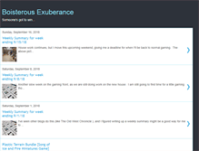 Tablet Screenshot of boisterous-exuberance.blogspot.com