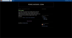 Desktop Screenshot of pablo-pekejuegoscom.blogspot.com