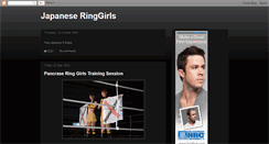 Desktop Screenshot of japanese-ringgirls.blogspot.com