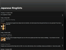 Tablet Screenshot of japanese-ringgirls.blogspot.com